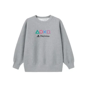 Playstation X GU PlayStation Co brand Sweatshirts Men Gray