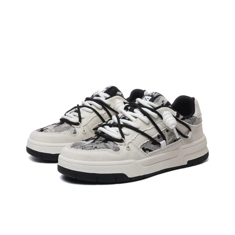Yamid Slip Resistant, Abrasion Resistant, Breathable Low Top Skateboard Shoes Unisex Mismatched Couple Shoes-53
