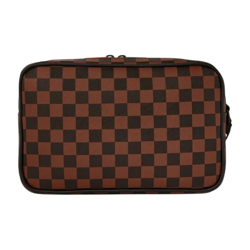 SPRAYGROUND PVC Makeup Bag Men's Brown-2