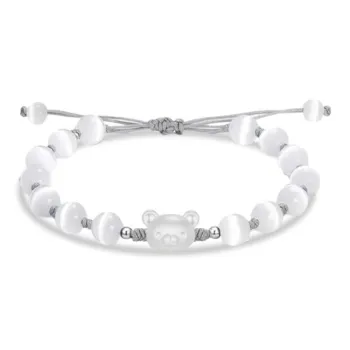 Kim Ka Fook Glass Cat Eye Bracelets Unisex