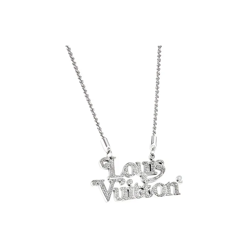 LOUIS VUITTON X Nigo Squared Strass Necklace-1