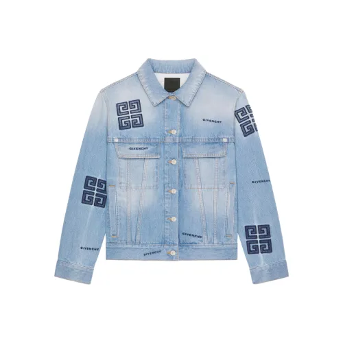 GIVENCHY SS23 Denim Jacket Men's Blue