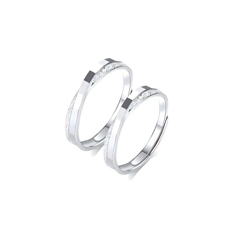 ZHIAIYONGHENG 999 Fine Silver Rings Unisex-0
