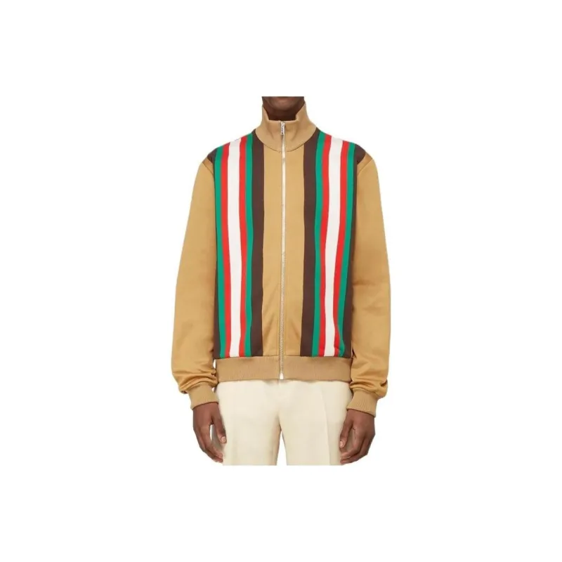 GUCCI SS23 Jackets Coats Men's Khaki-0