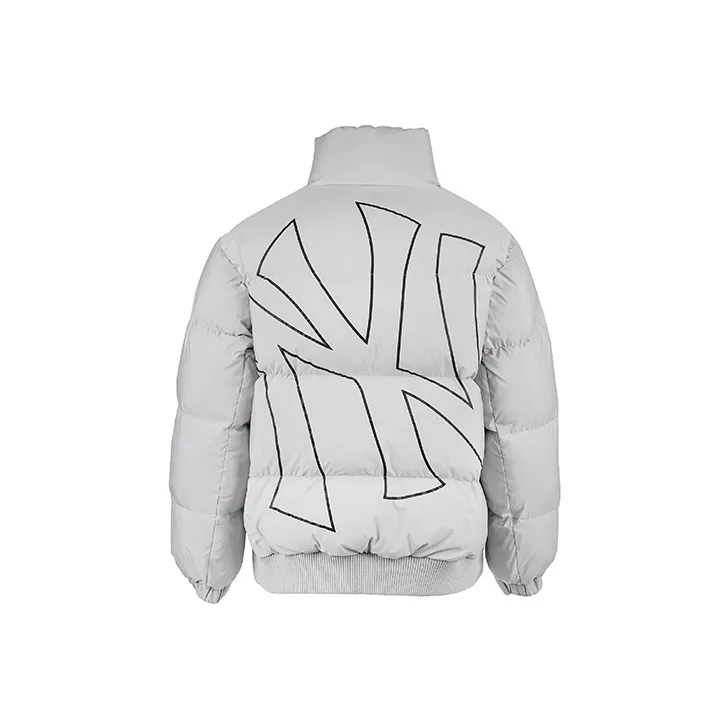 MLB New York Yankees Down Jackets Unisex Heather Gray-0