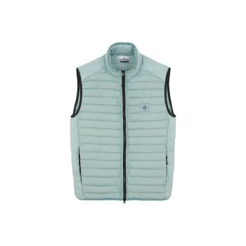 STONE ISLAND Vests Men Sky Blue