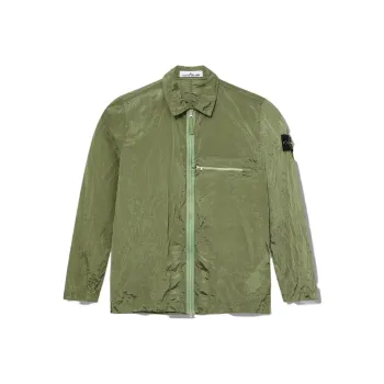 STONE ISLAND Logo Patch Zipped Jacket