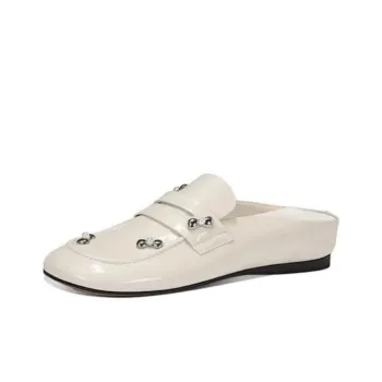 JESSICA SOPHIA Rubber Sole Metal Abrasion Resistant Slip Resistant Closed Toe Slippers Women's