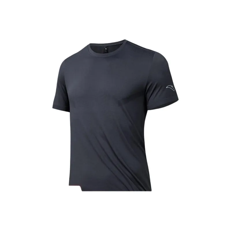 Anta Running Collection T Shirt Unisex Dai Mo Gray-0
