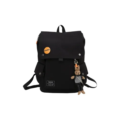 PULEWEI Nylon Backpack Unisex Black, White Blue, White Black, White Green
