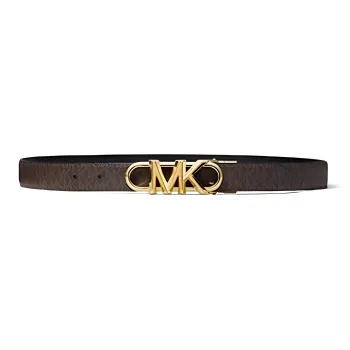 MICHAEL KORS Leather Belts Unisex Brown  