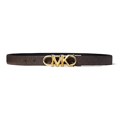 MICHAEL KORS Leather Belts Unisex Brown  