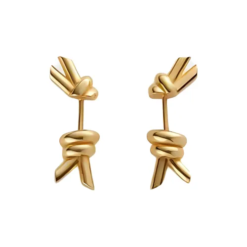 Bottega Veneta Knot Stud Earrings
