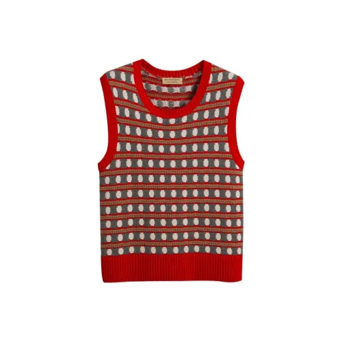 Burberry Vests Men Red