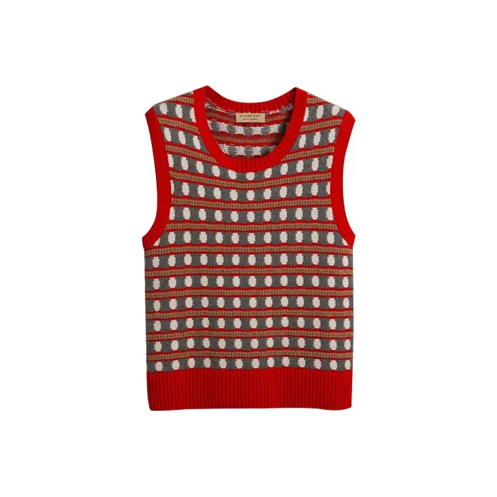 Burberry Vests Men Red-0