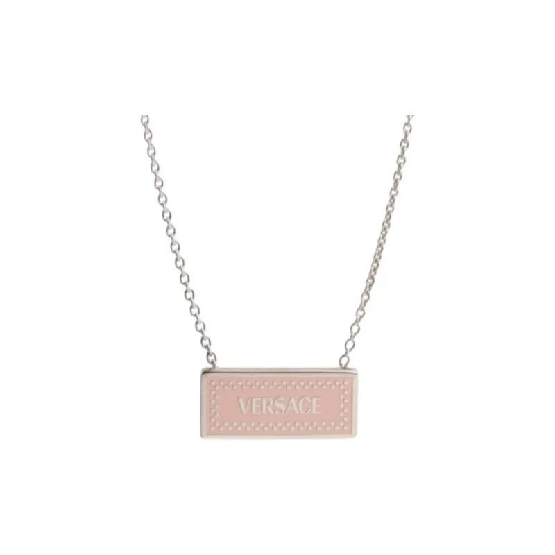 FANSIZHE Metal Necklaces Unisex Pink-0