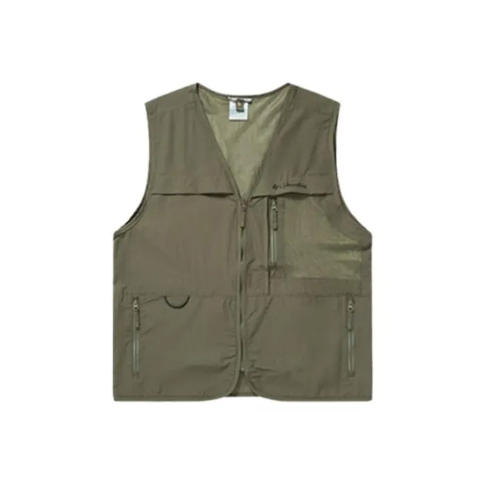 Columbia Vests Men Burnt Yellow 397-1