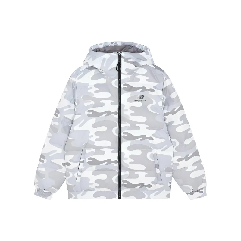 New Balance Down Jacket Men's Camouflage White-0