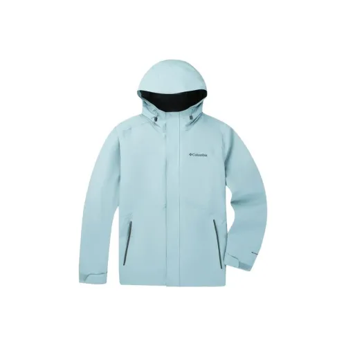 Columbia CAM HEIGHTS 2 Outdoor Hiking Waterproof And Windproof To Keep Warm Windbreaker Jacket Unisex Glacier Blue