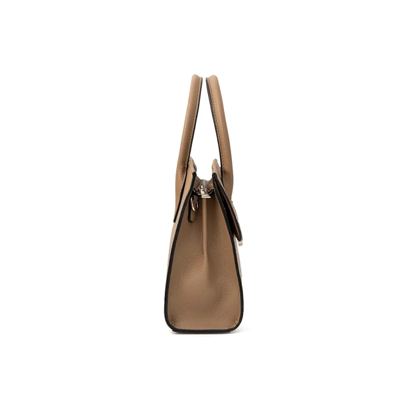 Vigno Synthetic Leather Handbag Regular Women's Elephant Gray-4