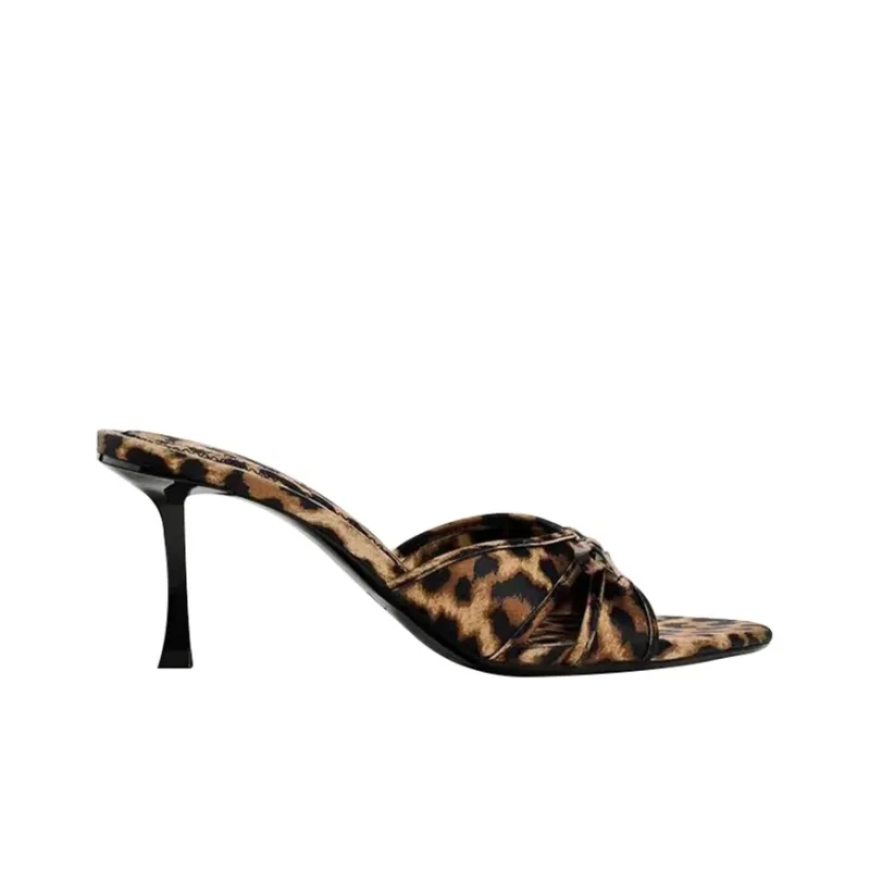 TADSW Abrasion Resistant Slide Slippers Women's Leopard Print-1