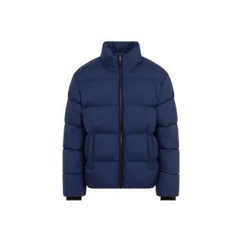 Moose Knuckles Logo Patch Padded Puffer Jacket