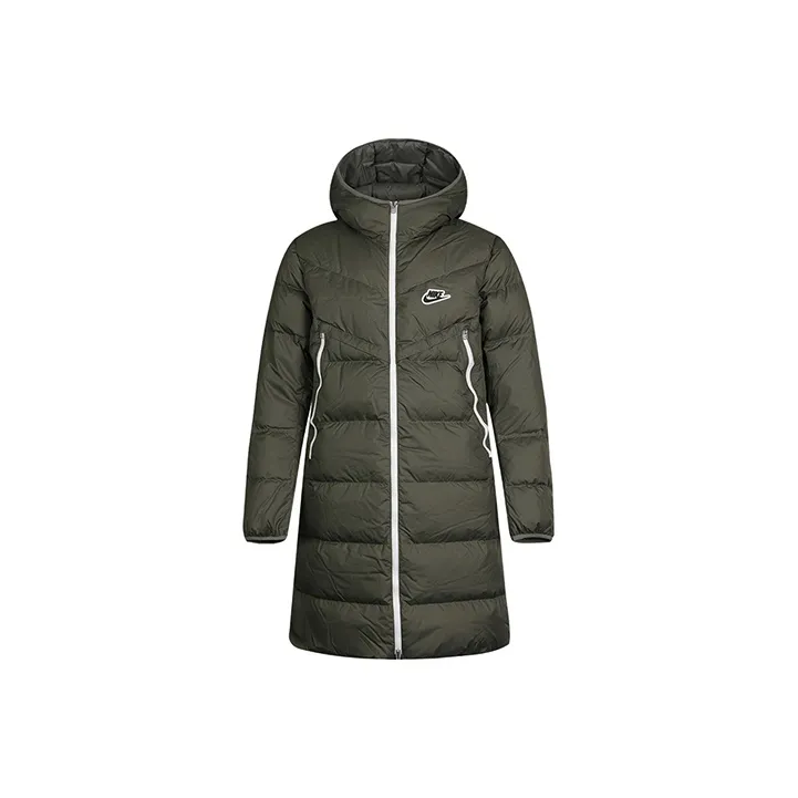 Nike Down Jackets Men Army Green-0