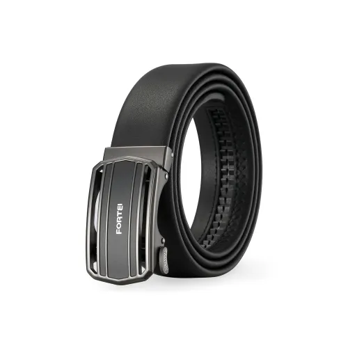 FORTEI Cow Leather Belts Men's Chromium Color 3.5cm