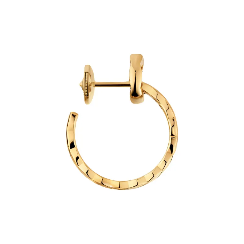 CHANEL 18K Gold Earrings Unisex Gold-1