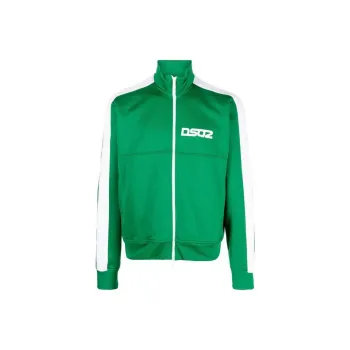 DSQUARED 2 Logo Printed Zipped Sports Jacket