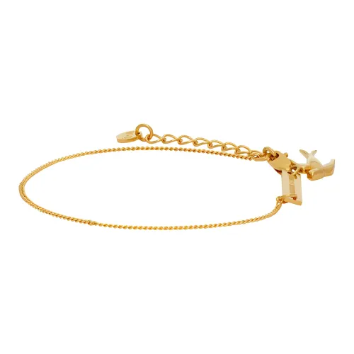 McQ Alexander McQueen Swallow Micro-label Carving Bracelet