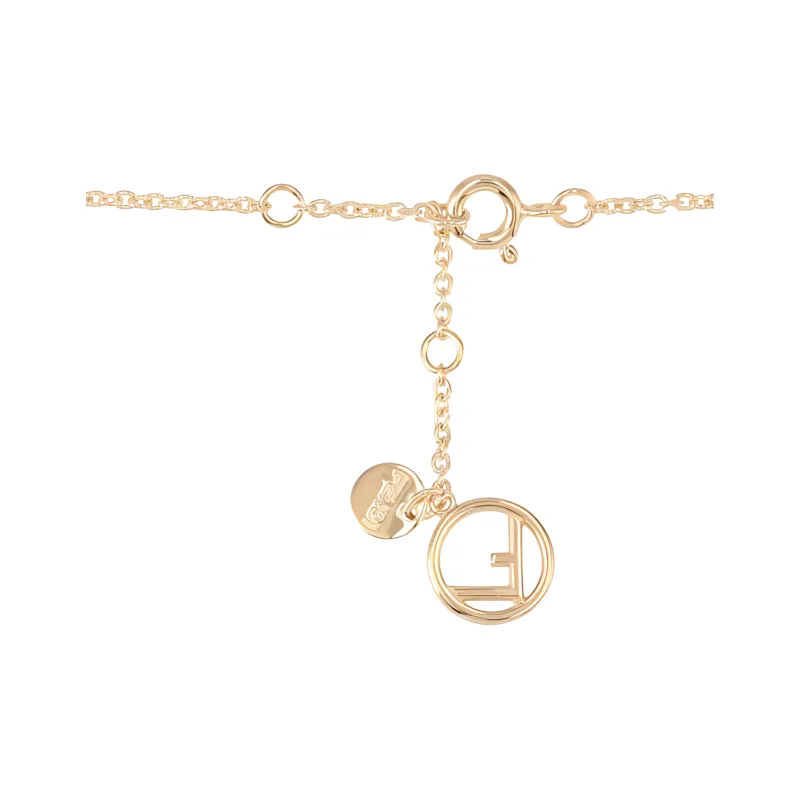 FENDI Metal Necklaces Women's Gold-2