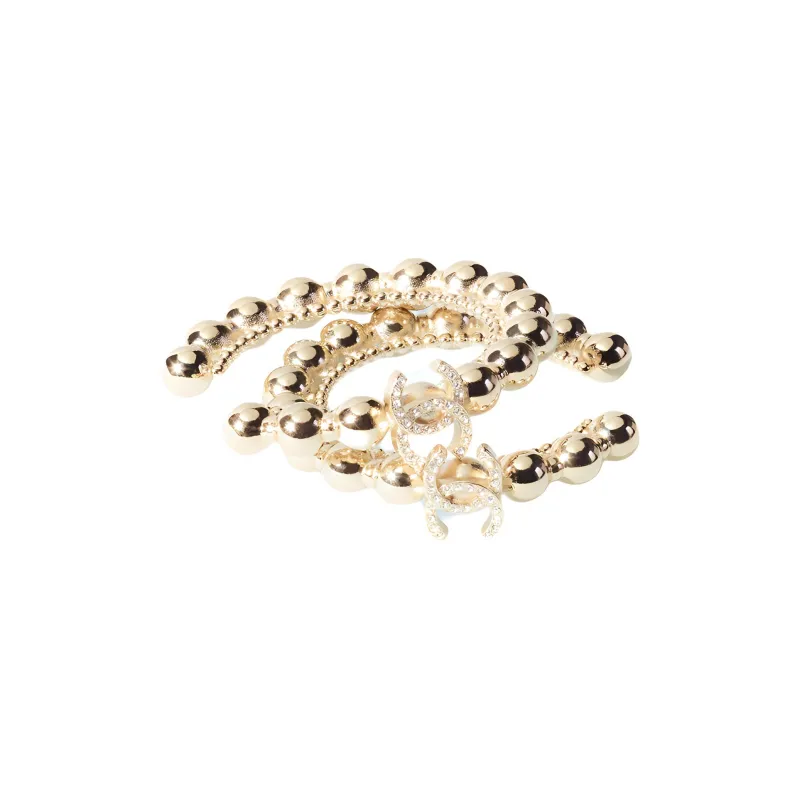 CHANEL 22c Early Spring Earrings Women's Gold-1