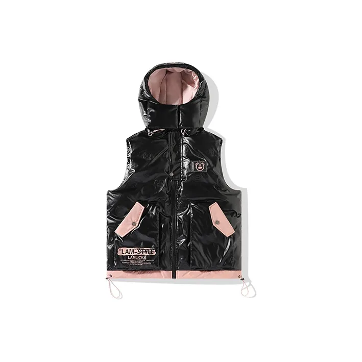 LAMLICKA Vests Unisex Black-0