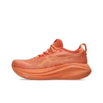 Asics GEL NIMBUS 27 Cushioning Slip Resistant Low Top Running Shoes Women's Orange