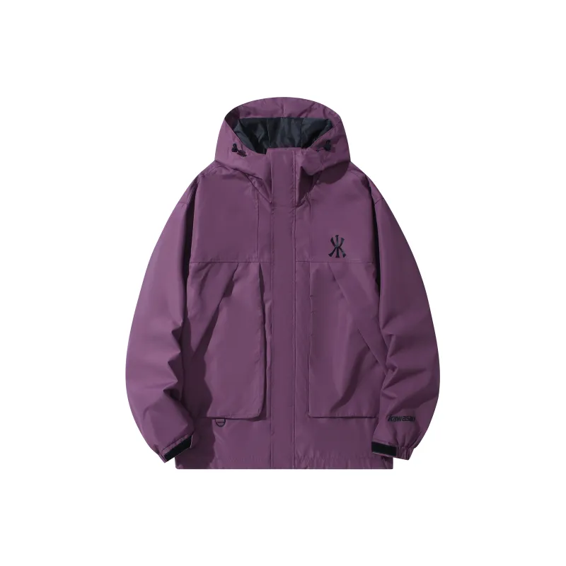 Kawasaki Waterproof And Windproof Windbreaker Jacket Unisex-4