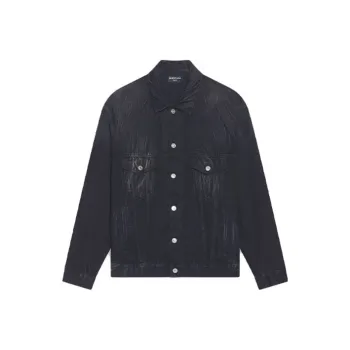 Balenciaga Cities Paris Large Fit Denim Jacket
