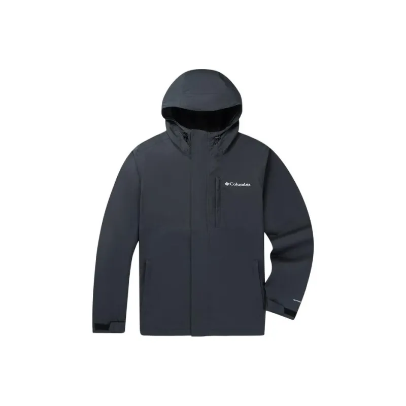 Columbia Waterproof And Warm Windbreaker Jacket Unisex Black-0