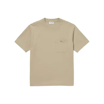 LACOSTE T Shirts Unisex Khaki