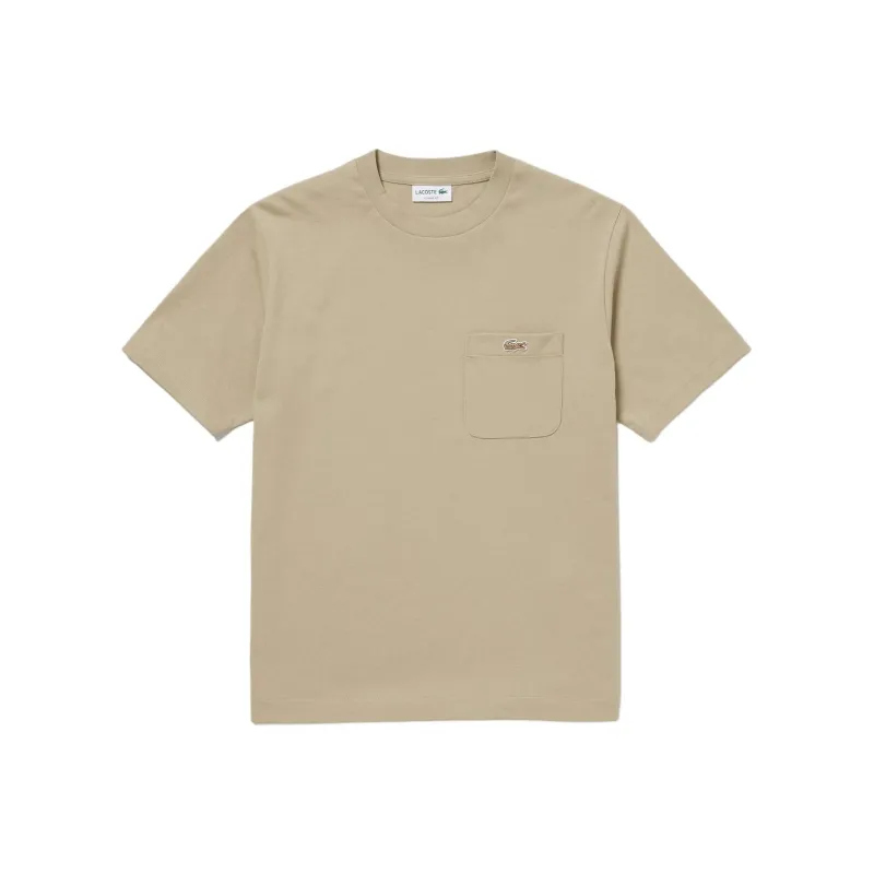 LACOSTE T Shirts Unisex Khaki-0