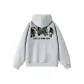 [Fleece-Lined]Heather Gray (B Pine Crane Welcoming Joy Chest Logo_b Large Pine Crane Welcoming Joy Back Logo)