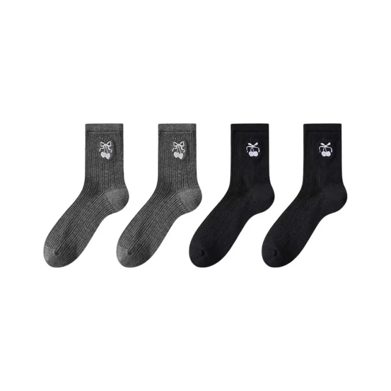 MADALLO Mid Calf Socks Women's Combo Set-4