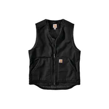 Carhartt 104394 WASHED DUCK SHERPA LINED VEST Vest RELAXED FIT Men's