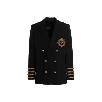 BALMAIN Business Suits Men Marine Blue