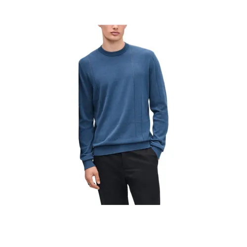 HERMES Knitwear Men's Marble Blue