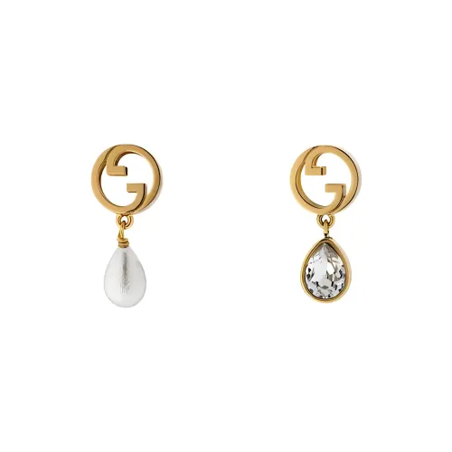 GUCCI Blondie Crystal Pearl Earrings