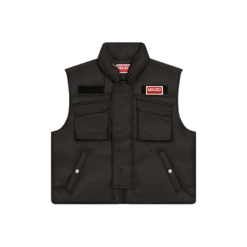 KENZO Logo Patch Sleeveless Padded Gilet
