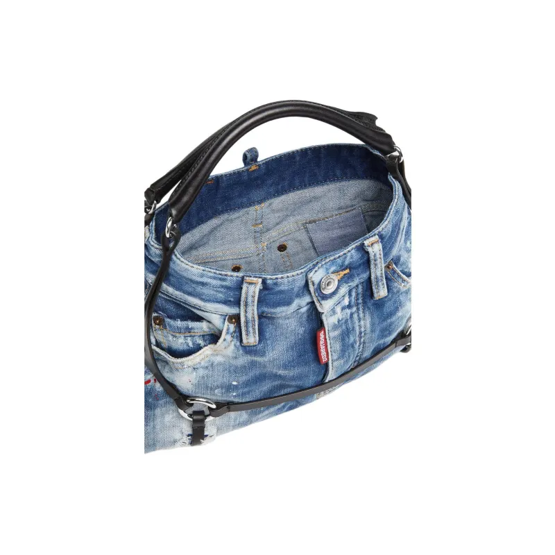 DSQUARED 2 Cotton Handbag Women's Blue-2