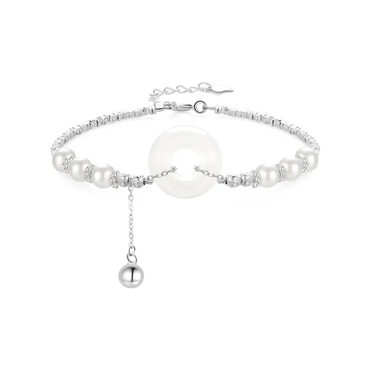 JUICY GRAPE Chalcedony Bracelets Unisex-0