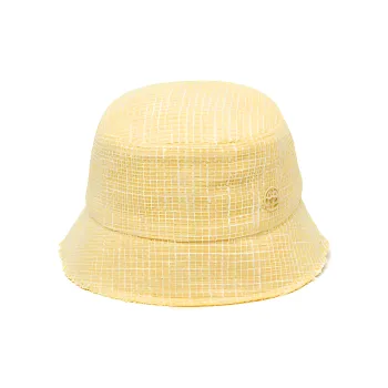 RUSLAN BAGINSKIY Logo-appliqué Tweed Bucket Hat